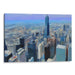 Realism Willis Tower Print - Canvas Art Print by Kanvah