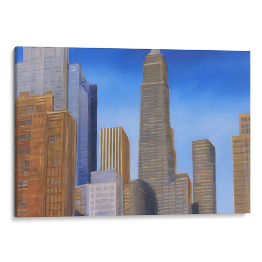 Realism Willis Tower Print - Canvas Art Print by Kanvah