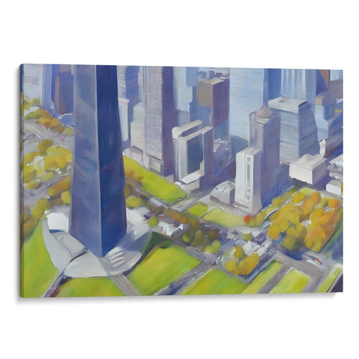 Realism Willis Tower Print - Canvas Art Print by Kanvah