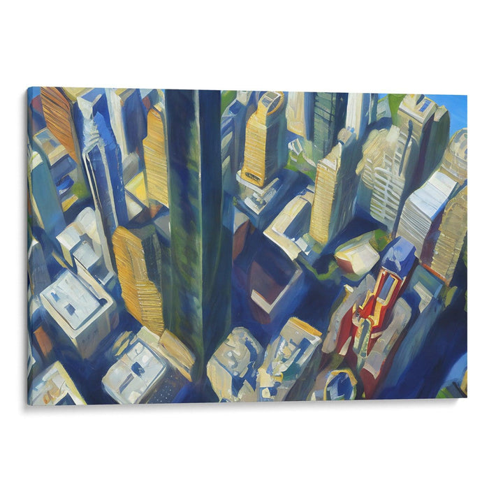 Realism Willis Tower Print - Canvas Art Print by Kanvah