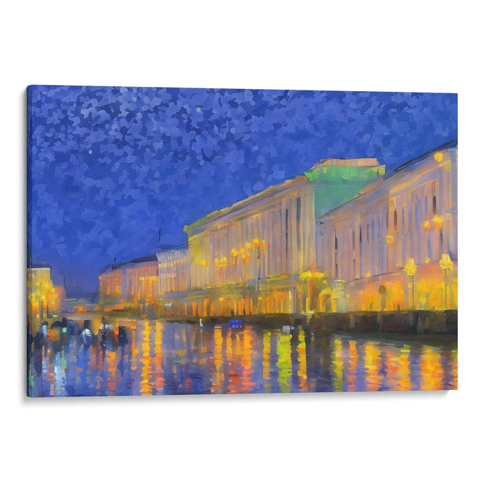 Impressionism St. Petersburg Print - Canvas Art Print by Kanvah