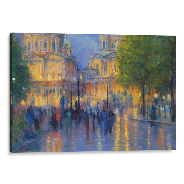 Impressionism St. Petersburg Print - Canvas Art Print by Kanvah