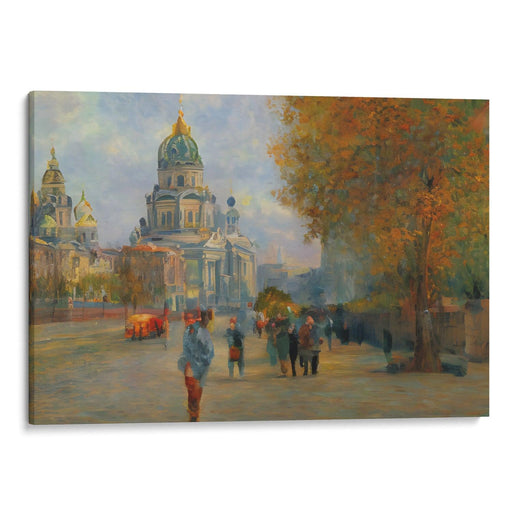 Impressionism St. Petersburg Print - Canvas Art Print by Kanvah