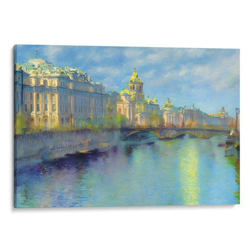 Impressionism St. Petersburg Print - Canvas Art Print by Kanvah