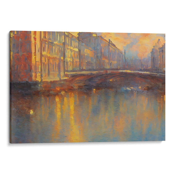 Impressionism St. Petersburg Print - Canvas Art Print by Kanvah