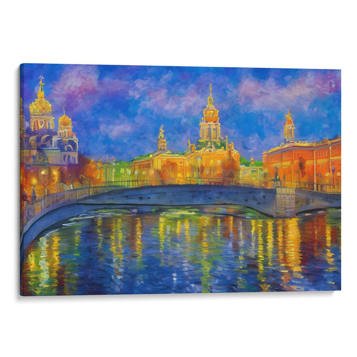 Impressionism St. Petersburg Print - Canvas Art Print by Kanvah