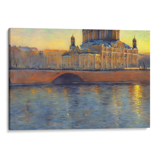 Impressionism St. Petersburg Print - Canvas Art Print by Kanvah