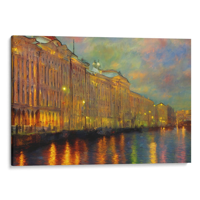 Impressionism St. Petersburg Print - Canvas Art Print by Kanvah