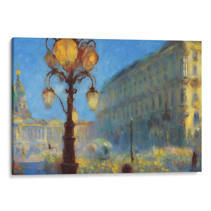 Impressionism St. Petersburg Print - Canvas Art Print by Kanvah