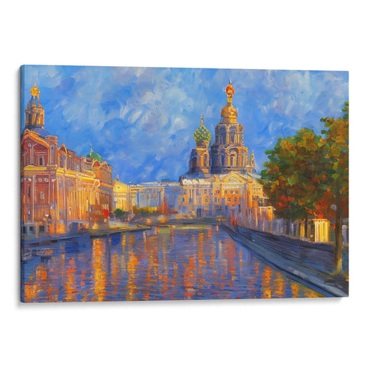 Impressionism St. Petersburg Print - Canvas Art Print by Kanvah