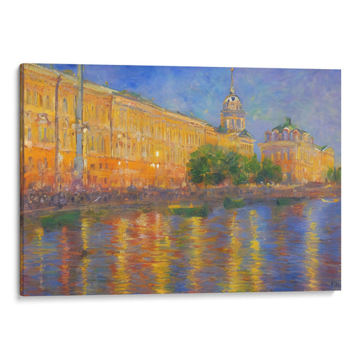 Impressionism St. Petersburg Print - Canvas Art Print by Kanvah