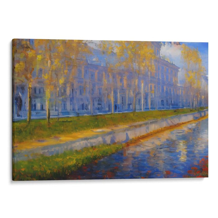 Impressionism St. Petersburg Print - Canvas Art Print by Kanvah