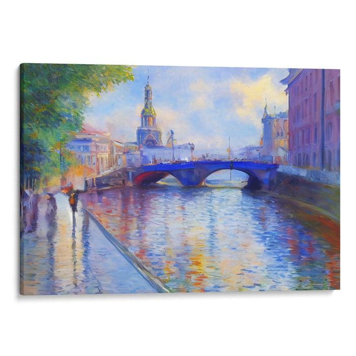 Impressionism St. Petersburg Print - Canvas Art Print by Kanvah