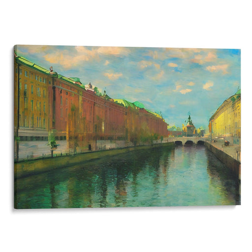 Impressionism St. Petersburg Print - Canvas Art Print by Kanvah