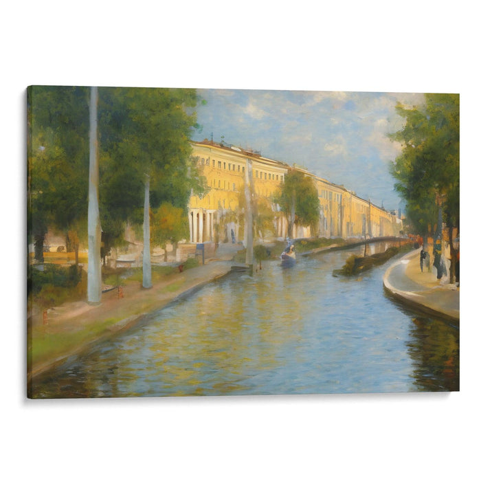 Impressionism St. Petersburg Print - Canvas Art Print by Kanvah