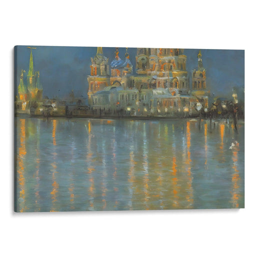 Impressionism St. Petersburg Print - Canvas Art Print by Kanvah