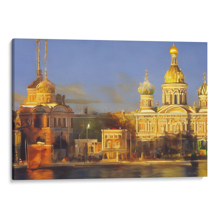 Realism St. Petersburg Print - Canvas Art Print by Kanvah