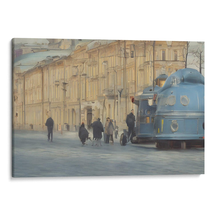 Realism St. Petersburg Print - Canvas Art Print by Kanvah