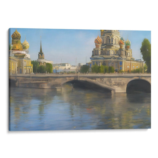 Realism St. Petersburg Print - Canvas Art Print by Kanvah