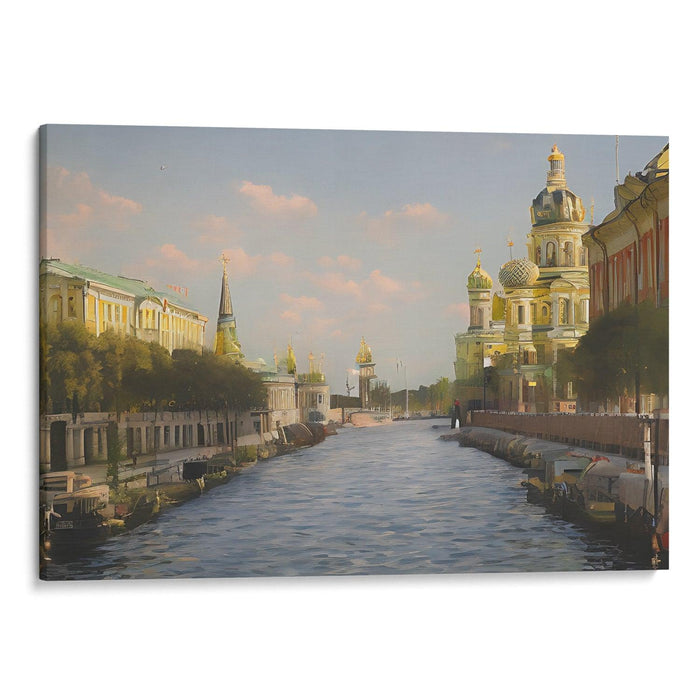 Realism St. Petersburg Print - Canvas Art Print by Kanvah