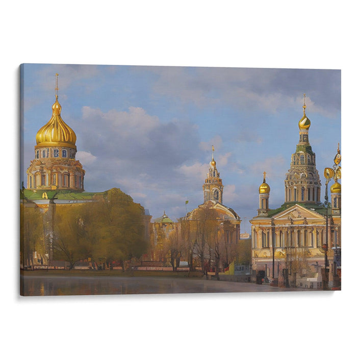 Realism St. Petersburg Print - Canvas Art Print by Kanvah