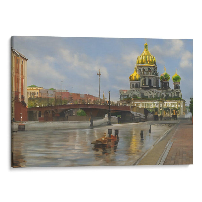 Realism St. Petersburg Print - Canvas Art Print by Kanvah