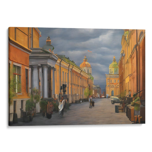 Realism St. Petersburg Print - Canvas Art Print by Kanvah