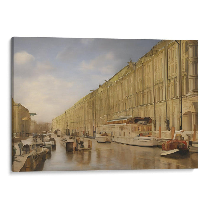 Realism St. Petersburg Print - Canvas Art Print by Kanvah