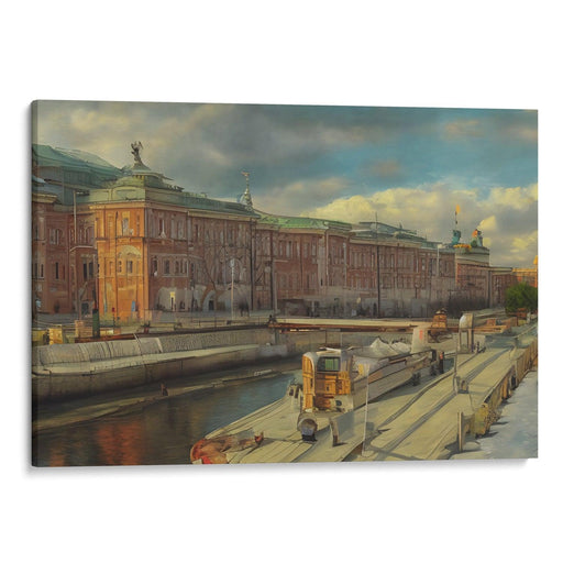 Realism St. Petersburg Print - Canvas Art Print by Kanvah