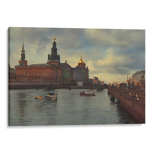 Realism St. Petersburg Print - Canvas Art Print by Kanvah