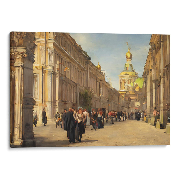 Realism St. Petersburg Print - Canvas Art Print by Kanvah