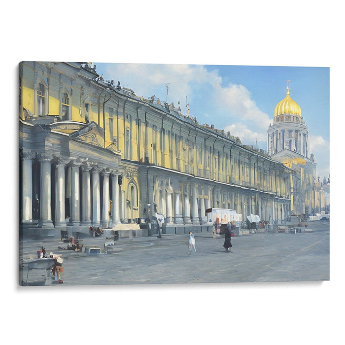 Realism St. Petersburg Print - Canvas Art Print by Kanvah