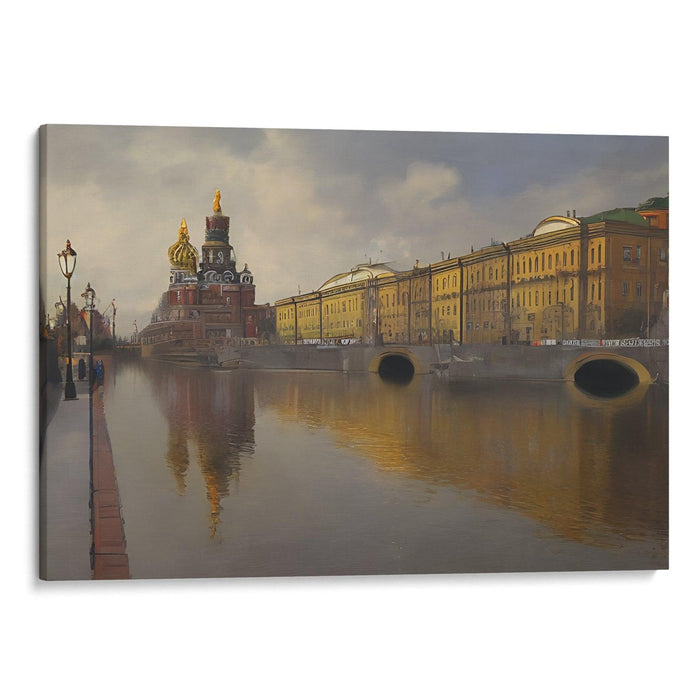 Realism St. Petersburg Print - Canvas Art Print by Kanvah