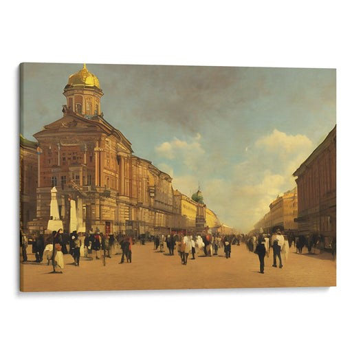 Realism St. Petersburg Print - Canvas Art Print by Kanvah