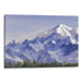 Watercolor Denali Print - Canvas Art Print by Kanvah