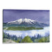 Watercolor Mount St. Helens Print - Canvas Art Print by Kanvah