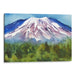 Watercolor Mount St. Helens Print - Canvas Art Print by Kanvah