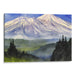 Watercolor Mount St. Helens Print - Canvas Art Print by Kanvah