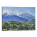 Watercolor Mount St. Helens Print - Canvas Art Print by Kanvah