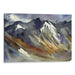 Watercolor Mount St. Helens Print - Canvas Art Print by Kanvah