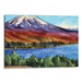 Watercolor Mount St. Helens Print - Canvas Art Print by Kanvah