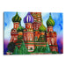 Watercolor St. Basil's Cathedral Print - Canvas Art Print by Kanvah