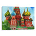 Watercolor St. Basil's Cathedral Print - Canvas Art Print by Kanvah