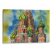 Watercolor St. Basil's Cathedral Print - Canvas Art Print by Kanvah