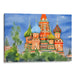 Watercolor St. Basil's Cathedral Print - Canvas Art Print by Kanvah