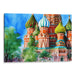 Watercolor St. Basil's Cathedral Print - Canvas Art Print by Kanvah