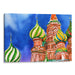 Watercolor St. Basil's Cathedral Print - Canvas Art Print by Kanvah