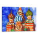 Watercolor St. Basil's Cathedral Print - Canvas Art Print by Kanvah