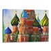 Watercolor St. Basil's Cathedral Print - Canvas Art Print by Kanvah