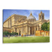 Watercolor Colonnade of St. Peter's Basilica Print - Canvas Art Print by Kanvah